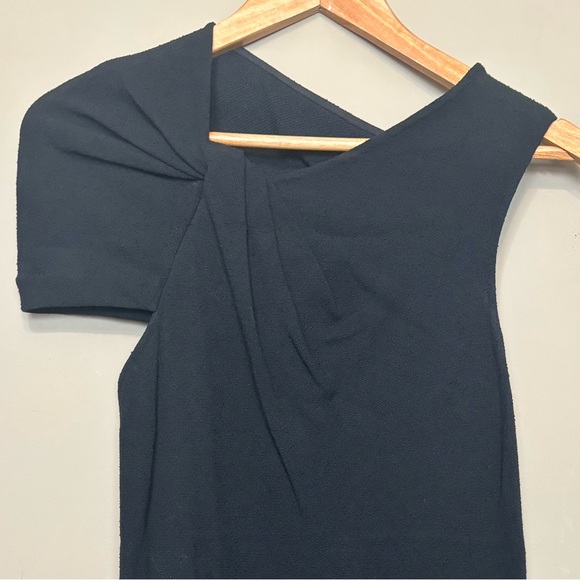 PHILLIP LIM Designer Asymmetrical Sleeves Little Black Dress - Picture 5 of 7